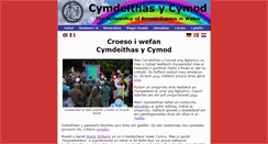 Desktop Screenshot of cymdeithasycymod.org.uk